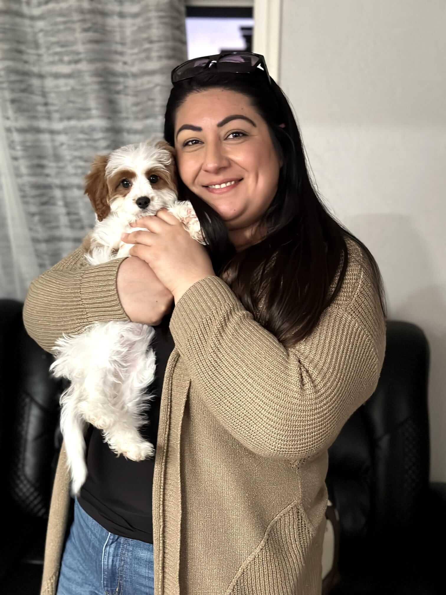 happy-woman-dog